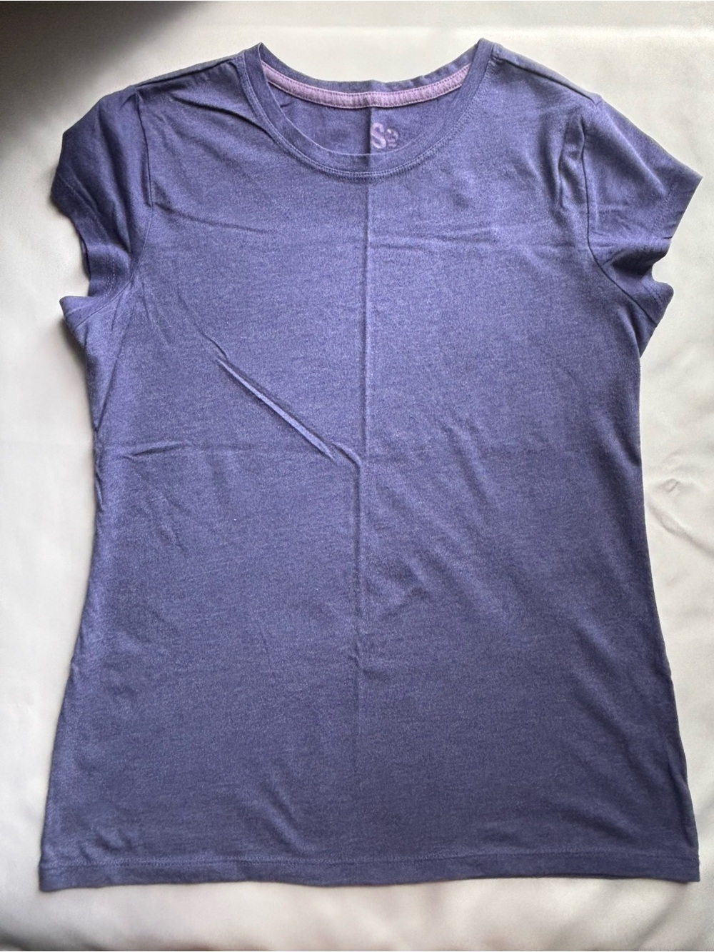 SO Short Sleeve Crew Neck Top - Lavender Purple